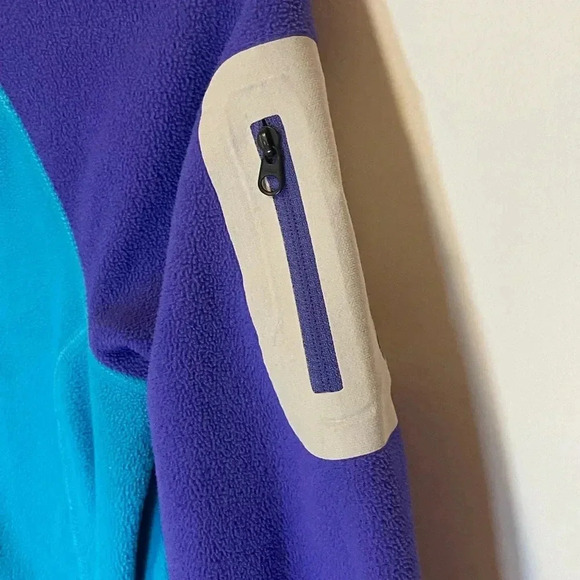 Eddie Bauer First Ascent Polartec Jacket W’s S Turquoise and Purple - Picture 3 of 9